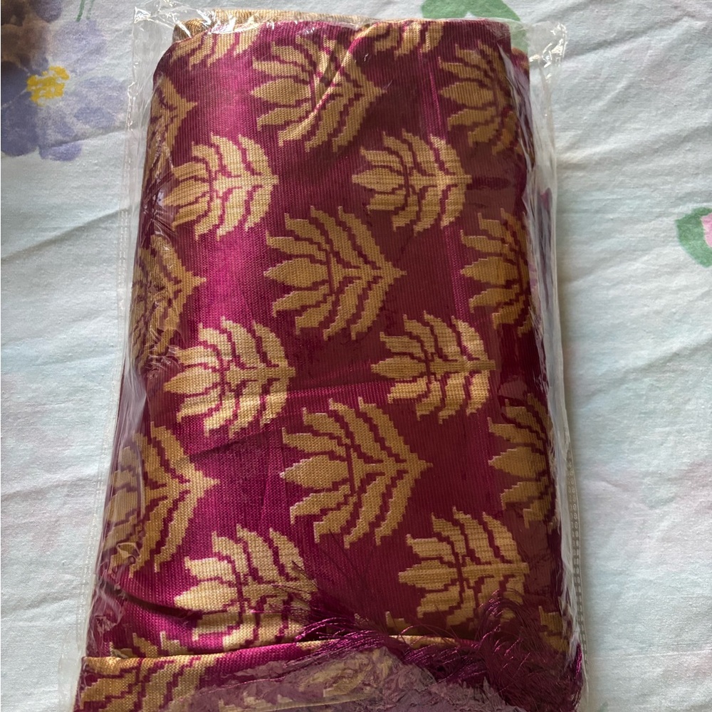 NIP Sankalp Art Silk Saree with Gold Print